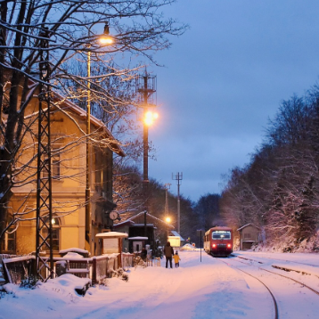 Bahnhof Dubí.
